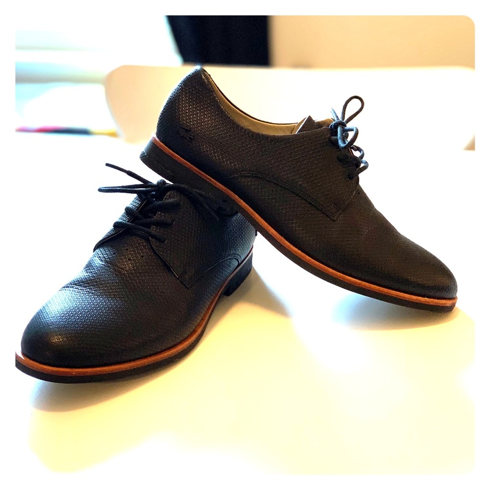 Lacoste Black Oxfords, Women’s Sz 8